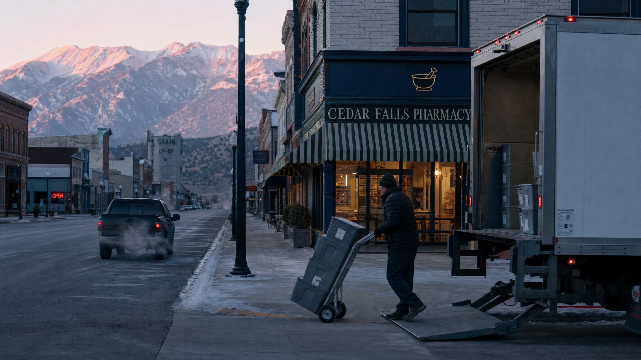 Cedar Falls — delivery morning