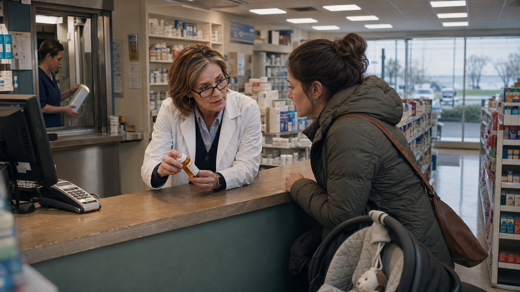 Back at the Counter — the point